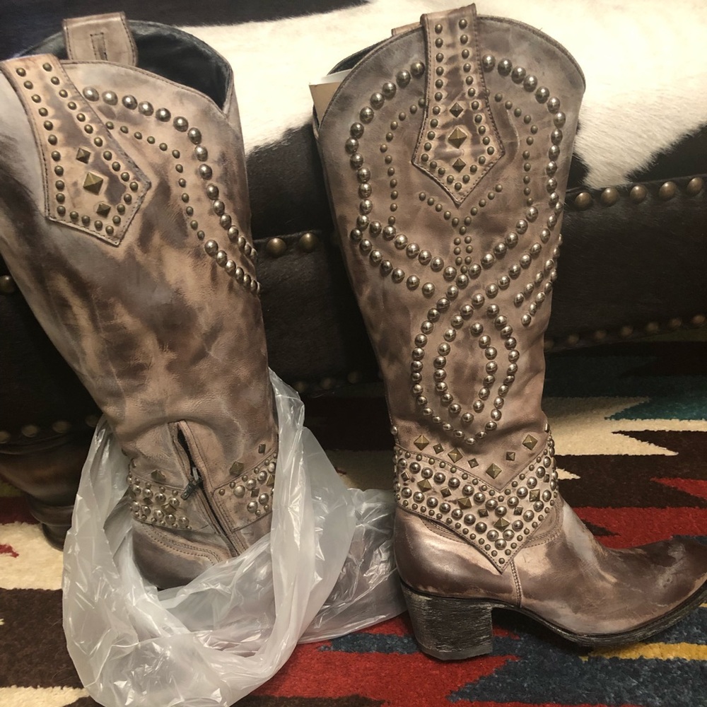 OLD GRINGO STUDDED BOOTS